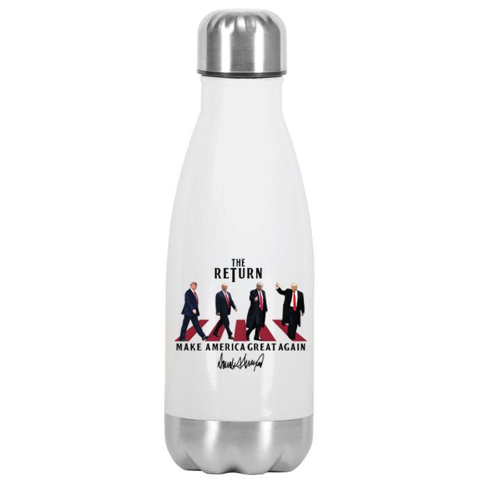 The Return Make America Great Trump For President Stainless Steel Insulated Water Bottle