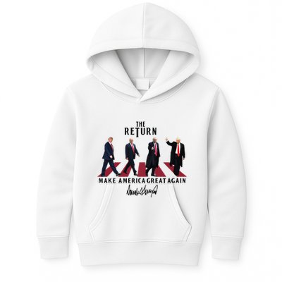 The Return Make America Great Trump For President Kids Hoodie