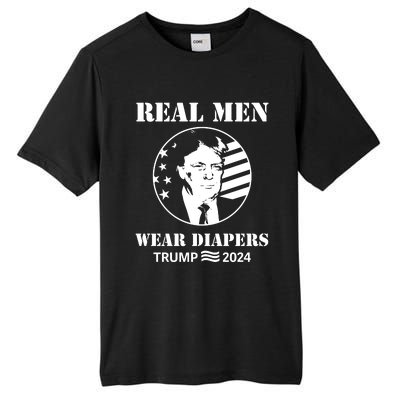 Trump Real Me.N Wear Diapers Trump 2024 Tall Fusion ChromaSoft Performance T-Shirt