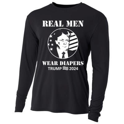 Trump Real Me.N Wear Diapers Trump 2024 Cooling Performance Long Sleeve Crew