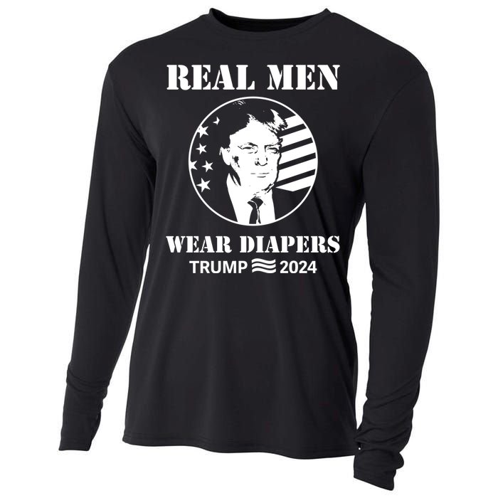 Trump Real Me.N Wear Diapers Trump 2024 Cooling Performance Long Sleeve Crew