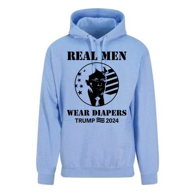 Trump Real Me.N Wear Diapers Trump 2024 Unisex Surf Hoodie