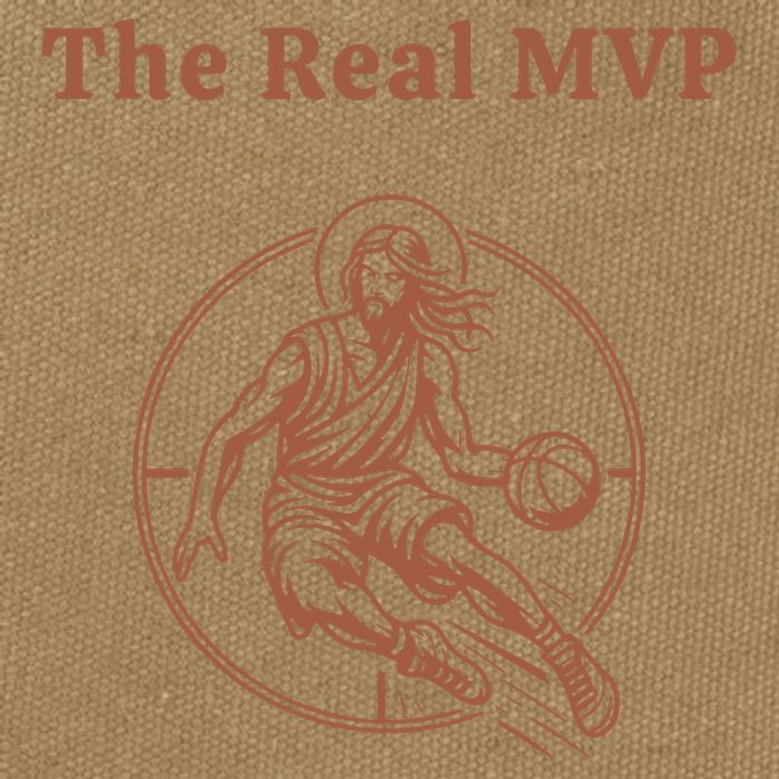 The Real Mvp Jesus Cotton Canvas Backpack