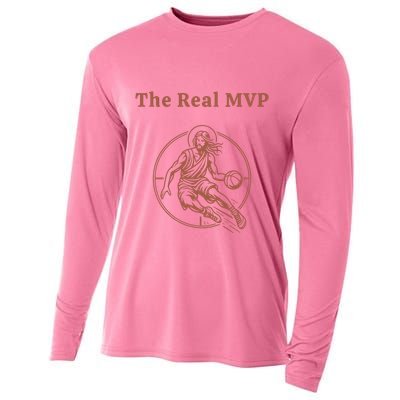 The Real Mvp Jesus Cooling Performance Long Sleeve Crew