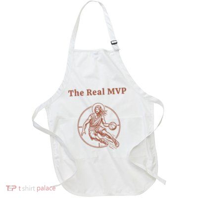 The Real Mvp Jesus Apron