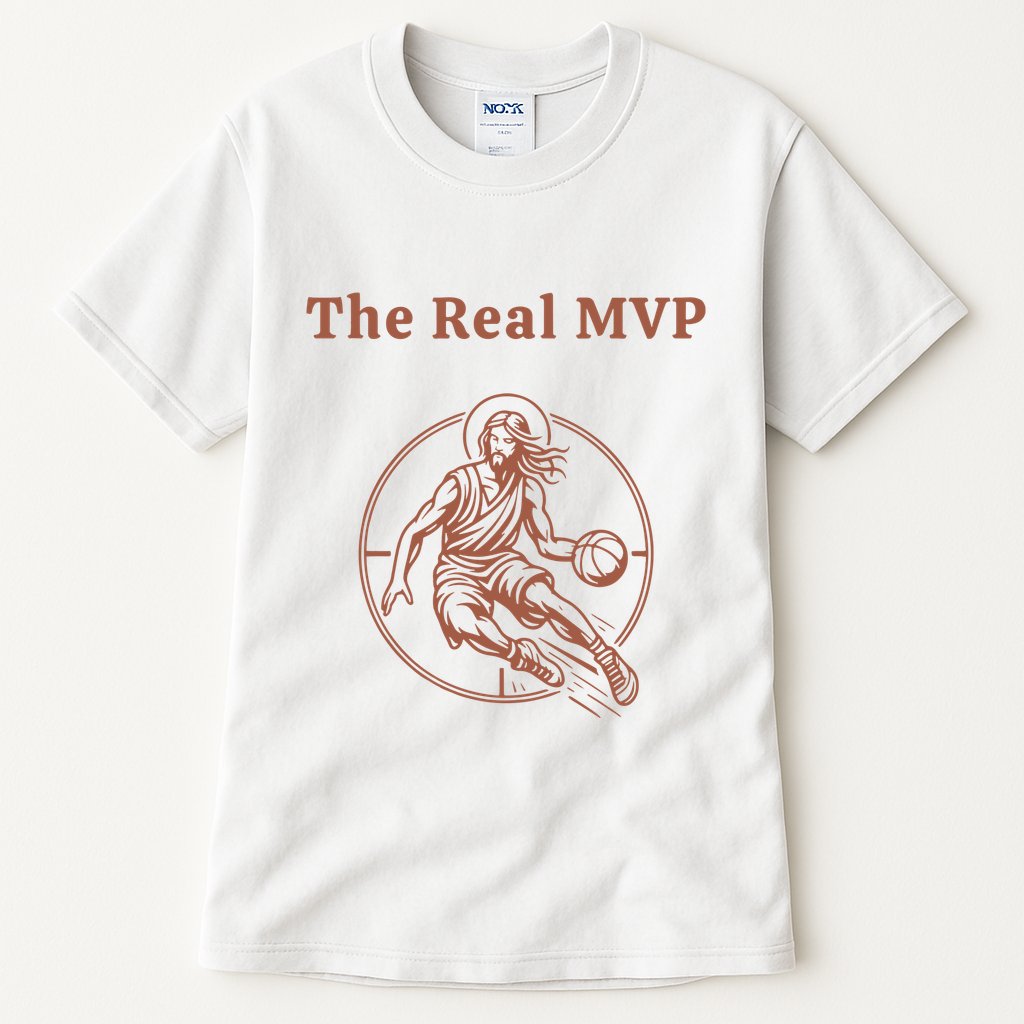 The Real Mvp Jesus Tall T-Shirt