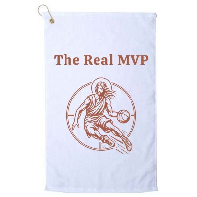 The Real Mvp Jesus Golf Towel
