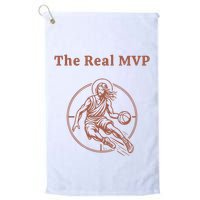 The Real Mvp Jesus Golf Towel