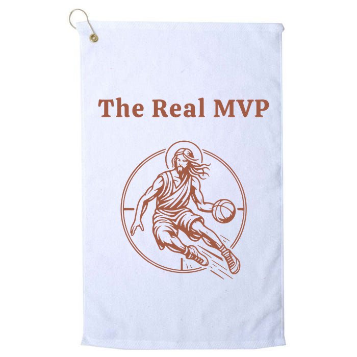 The Real Mvp Jesus Golf Towel