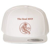 The Real Mvp Jesus Wool Snapback Cap