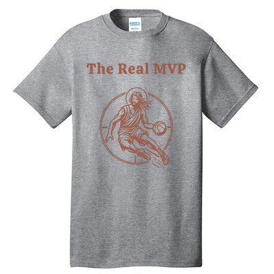 The Real Mvp Jesus Tall T-Shirt