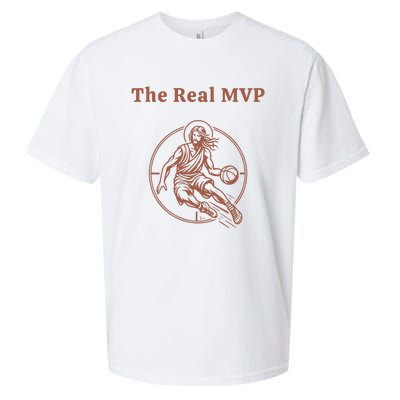 The Real Mvp Jesus Sueded Cloud Jersey T-Shirt