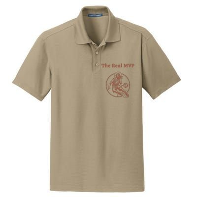 The Real Mvp Jesus Dry Zone Grid Polo