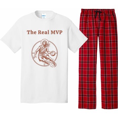 The Real Mvp Jesus Pajama Set