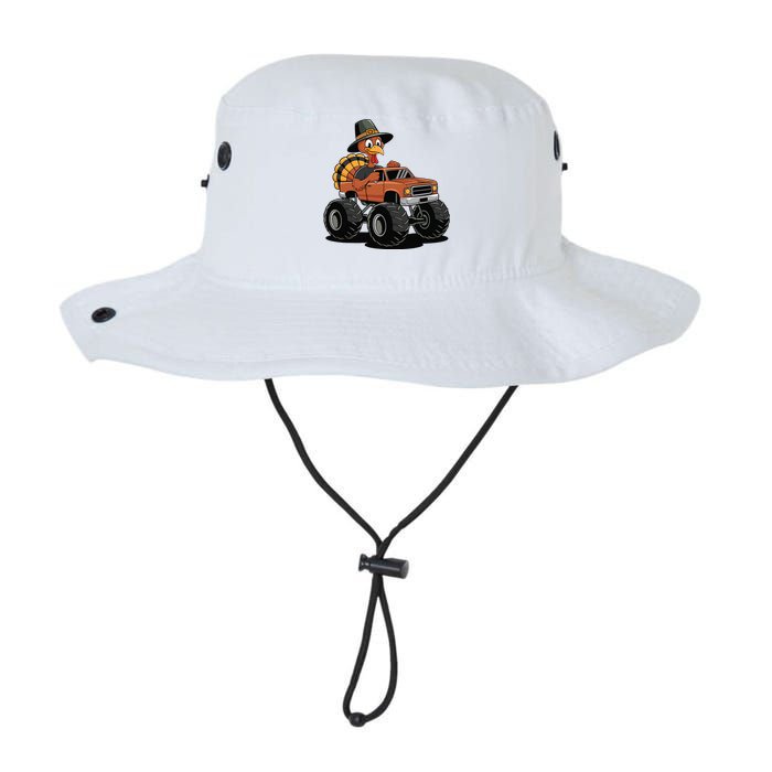 Turkey Riding Monster Truck For Thanksgiving Legacy Cool Fit Booney Bucket Hat