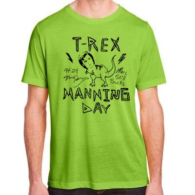 T Rex Manning Day Retro 90s Adult ChromaSoft Performance T-Shirt