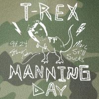 T Rex Manning Day Retro 90s Legacy Tie Dye Trucker Hat