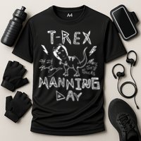 T Rex Manning Day Retro 90s Performance Shirt