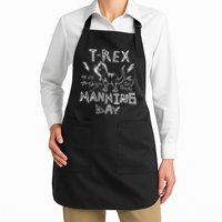 T Rex Manning Day Retro 90s Full-Length Apron With Pockets