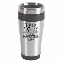 T Rex Manning Day Retro 90s 16oz Travel Tumbler