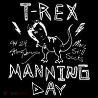 T Rex Manning Day Retro 90s Baby Bodysuit