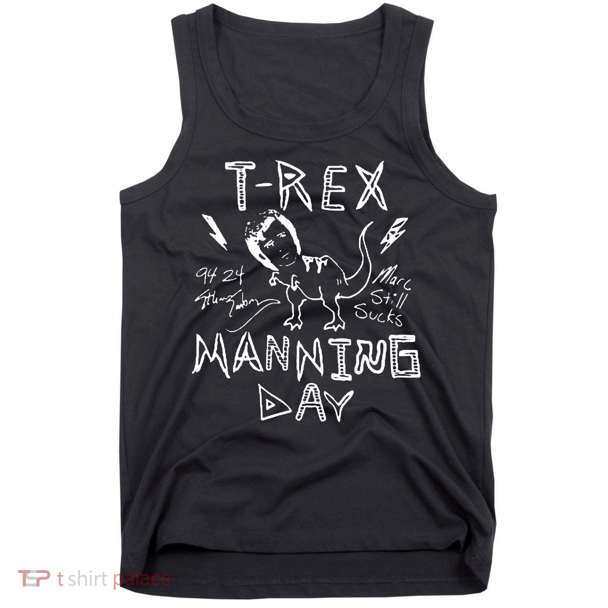T Rex Manning Day Retro 90s Tank Top