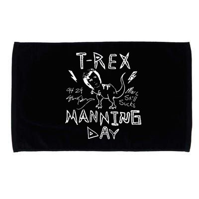 T Rex Manning Day Retro 90s Microfiber Hand Towel