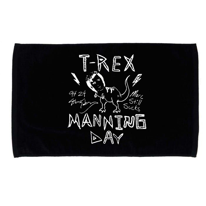 T Rex Manning Day Retro 90s Microfiber Hand Towel