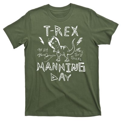 T Rex Manning Day Retro 90s T-Shirt