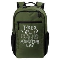 T Rex Manning Day Retro 90s Backpack