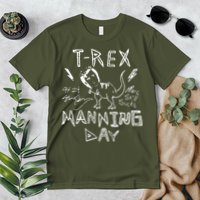 T Rex Manning Day Retro 90s Premium T-Shirt