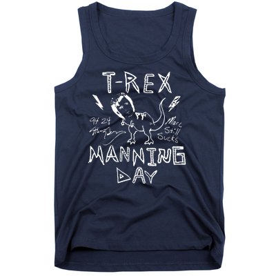 T Rex Manning Day Retro 90s Tank Top