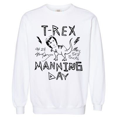 T Rex Manning Day Retro 90s Garment-Dyed Sweatshirt