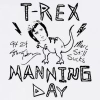 T Rex Manning Day Retro 90s Garment-Dyed Sweatshirt