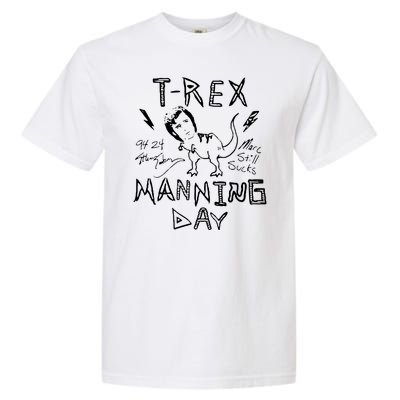 T Rex Manning Day Retro 90s Garment-Dyed Heavyweight T-Shirt