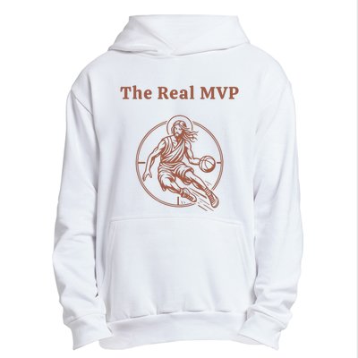 The Real Mvp Funny Jesus Urban Pullover Hoodie