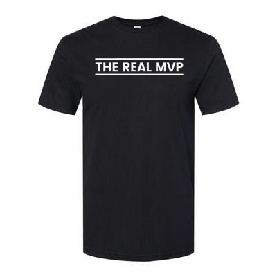 The Real Mvp Funny Softstyle® CVC T-Shirt