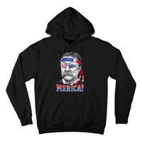 Theodore Roosevelt Merica 4th July Usa Us President Hoodie