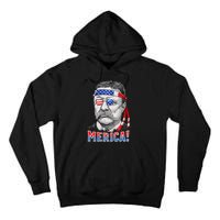 Theodore Roosevelt Merica 4th July Usa Us President Tall Hoodie