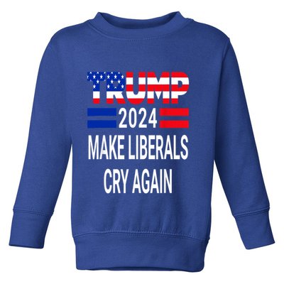 The Return Make Liberals Cry Again Cool Gift Toddler Sweatshirt