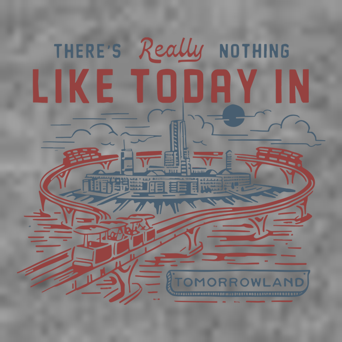 ThereS Really Nothing Like Today In Tomorrowland Tall Hoodie