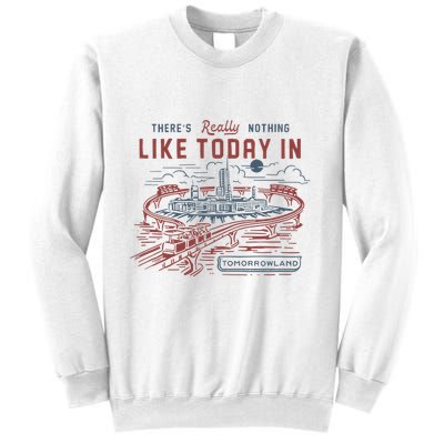 ThereS Really Nothing Like Today In Tomorrowland Sweatshirt