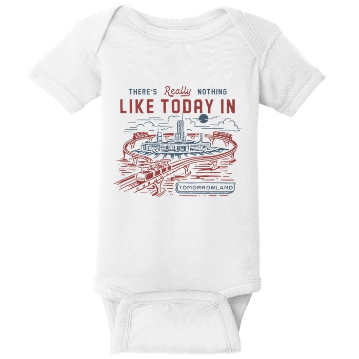 ThereS Really Nothing Like Today In Tomorrowland Baby Bodysuit