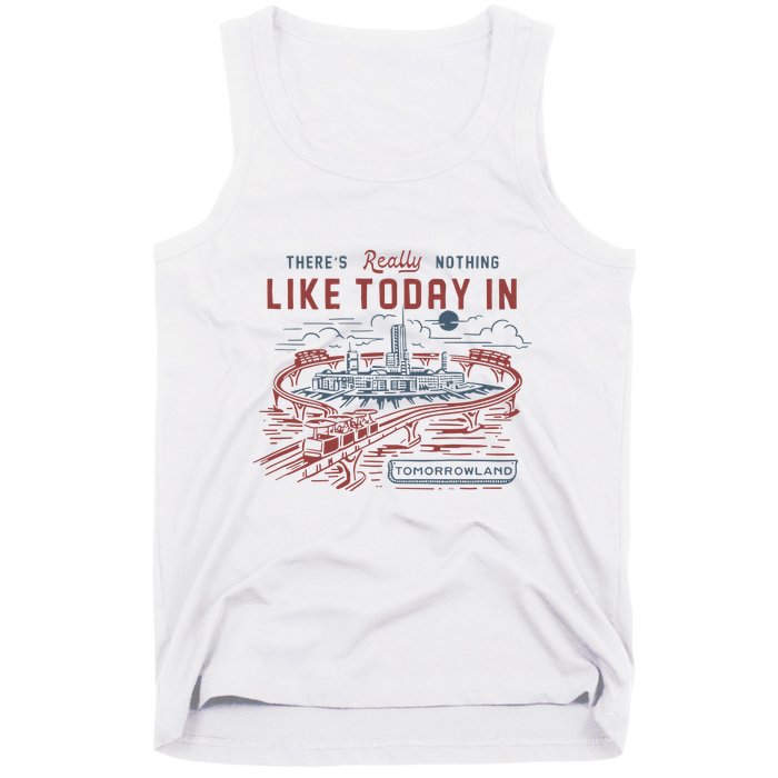 ThereS Really Nothing Like Today In Tomorrowland Tank Top
