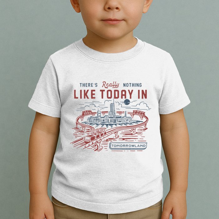 ThereS Really Nothing Like Today In Tomorrowland Toddler T-Shirt