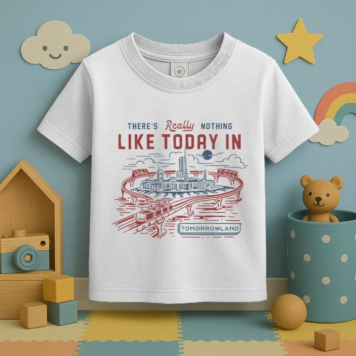 ThereS Really Nothing Like Today In Tomorrowland Toddler T-Shirt