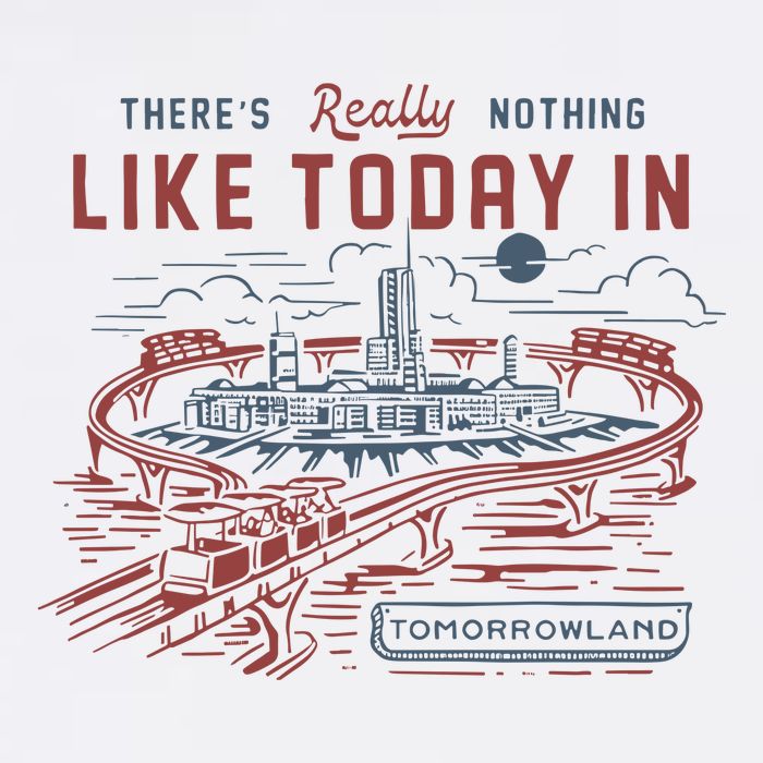 ThereS Really Nothing Like Today In Tomorrowland Toddler T-Shirt