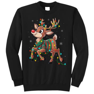 The Red Nose Reindeer For And Christmas Fan Sweatshirt