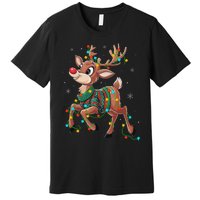 The Red Nose Reindeer For And Christmas Fan Premium T-Shirt