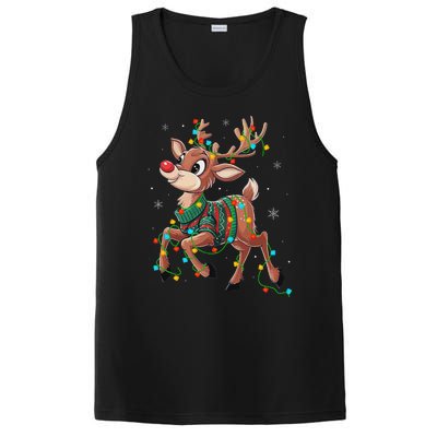 The Red Nose Reindeer For And Christmas Fan PosiCharge Competitor Tank